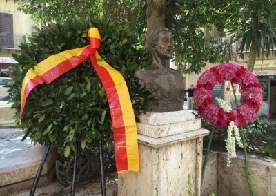 Corleone, monumento a Placido Rizzotto (foto di Mario Midulla)