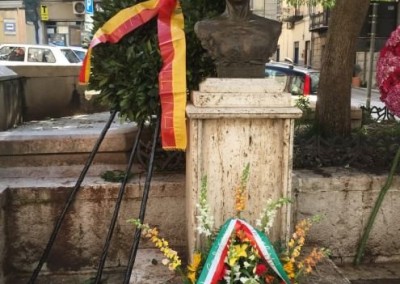 Corleone, monumento a Placido Rizzotto (foto di Mario Midulla)